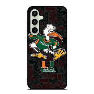 MIAMI HURRICANES UM FOOTBALL Samsung Galaxy S24 FE Case Cover MIAMI HURRICANES UM FOOTBALL Samsung Galaxy S24 FE Case Cover