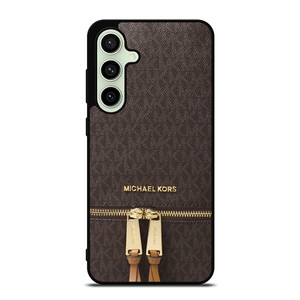 MICHAEL KORS MK LOGO BACKPACK BROWN BAG Samsung Galaxy S24 FE Case Cover