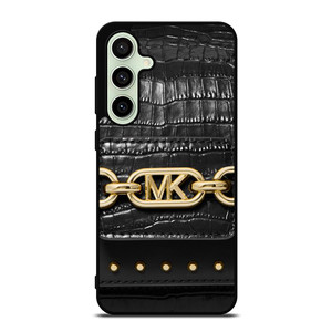 MICHAEL KORS MK LOGO BLACK LEATHER HAND BAG Samsung Galaxy S24 FE Case Cover MICHAEL KORS MK LOGO BLACK LEATHER HAND BAG Samsung Galaxy S24 FE Case Cover
