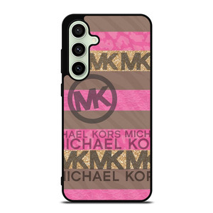 MICHAEL KORS PINK STRIP LOGO Samsung Galaxy S24 FE Case Cover