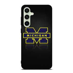 MICHIGAN WOLVERINES METAL LOGO Samsung Galaxy S24 FE Case Cover MICHIGAN WOLVERINES METAL LOGO Samsung Galaxy S24 FE Case Cover