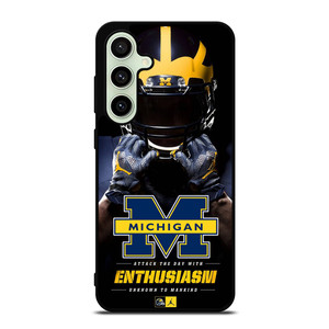 MICHIGAN WOLVERINES Samsung Galaxy S24 FE Case Cover MICHIGAN WOLVERINES Samsung Galaxy S24 FE Case Cover