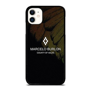MARCELO BURLON WING LOGO iPhone 11 Case Cover MARCELO BURLON WING LOGO iPhone 11 Case Cover