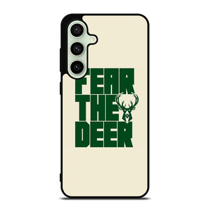 MILWAUKEE BUCKS LOGO BASKETBALL FEAR THE DEER Samsung Galaxy S24 FE Case Cover