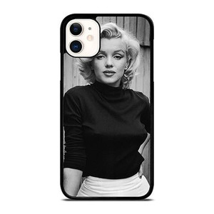 MARILYN MONROE BLACK WHITE iPhone 11 Case Cover