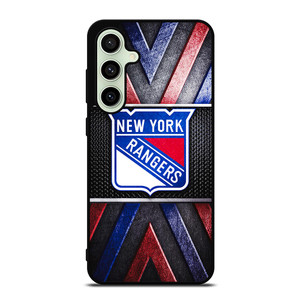 NEW YORK RANGERS NHL METAL LOGO Samsung Galaxy S24 FE Case Cover