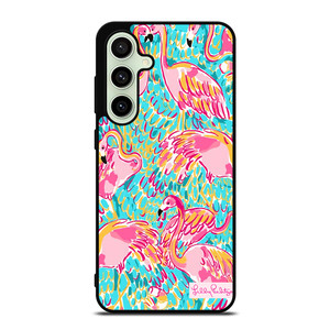 PATTERN LILLY PULITZER FLAMINGO Samsung Galaxy S24 FE Case Cover PATTERN LILLY PULITZER FLAMINGO Samsung Galaxy S24 FE Case Cover