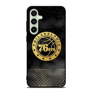 PHILADELPHIA 76ERS GOLD LOGO Samsung Galaxy S24 FE Case Cover PHILADELPHIA 76ERS GOLD LOGO Samsung Galaxy S24 FE Case Cover