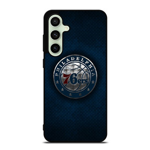 PHILADELPHIA 76ERS METAL LOGO Samsung Galaxy S24 FE Case Cover