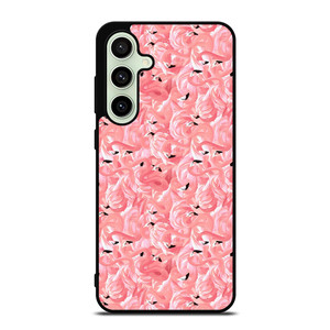 PINK FLAMINGO PATTERN Samsung Galaxy S24 FE Case Cover