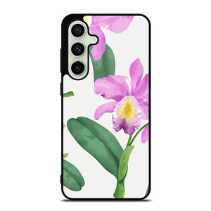 PURPLE ORCHID FLOWER PAINTING Samsung Galaxy S24 FE Case Cover PURPLE ORCHID FLOWER PAINTING Samsung Galaxy S24 FE Case Cover