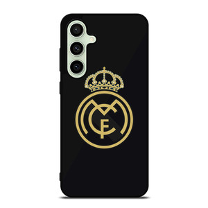 REAL MADRID CF LOGO BLACK Samsung Galaxy S24 FE Case Cover