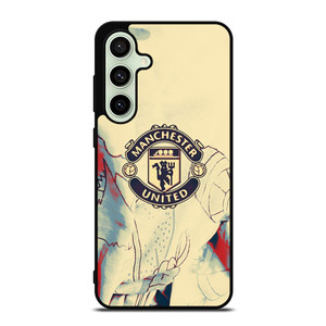 RED DEVILS MANCHESTER UNITED FC LOGO Samsung Galaxy S24 FE Case Cover