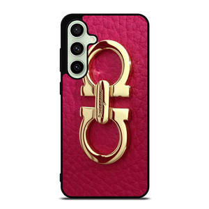 SALVATORE FERRAGAMO LOGO MAGENTA Samsung Galaxy S24 FE Case Cover