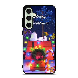 SNOOPY MERRY CHRISTMAS Samsung Galaxy S24 FE Case Cover SNOOPY MERRY CHRISTMAS Samsung Galaxy S24 FE Case Cover