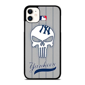 NEW YORK YANKEES THE PUNISHER MLB iPhone 11 Case Cover NEW YORK YANKEES THE PUNISHER MLB iPhone 11 Case Cover