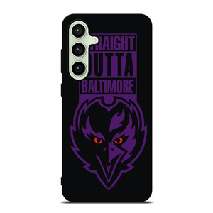 STRAIGHT OUTTA BALTIMORE BALTIMORE RAVENS Samsung Galaxy S24 FE Case Cover STRAIGHT OUTTA BALTIMORE BALTIMORE RAVENS Samsung Galaxy S24 FE Case Cover