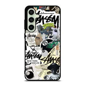 STUSSY COLLAGE Samsung Galaxy S24 FE Case Cover STUSSY COLLAGE Samsung Galaxy S24 FE Case Cover