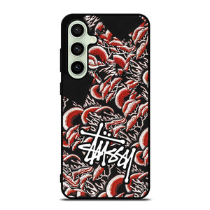 STUSSY CORAL PATTERN Samsung Galaxy S24 FE Case Cover
