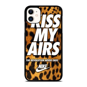 NIKE KISS MY AIRS LEOPARD iPhone 11 Case Cover NIKE KISS MY AIRS LEOPARD iPhone 11 Case Cover