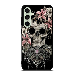 SUGAR SKULL FLOWER Samsung Galaxy S24 FE Case Cover SUGAR SKULL FLOWER Samsung Galaxy S24 FE Case Cover