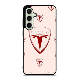 TESLA CAR LOGO COLLAGE Samsung Galaxy S24 FE Case Cover TESLA CAR LOGO COLLAGE Samsung Galaxy S24 FE Case Cover