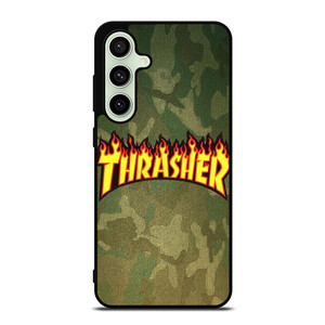 THRASHER LOGO CAMO FABRIC Samsung Galaxy S24 FE Case Cover THRASHER LOGO CAMO FABRIC Samsung Galaxy S24 FE Case Cover