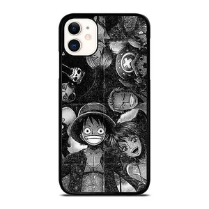 ONE PIECE BLACK WHITE GRUNGE ALL iPhone 11 Case Cover ONE PIECE BLACK WHITE GRUNGE ALL iPhone 11 Case Cover