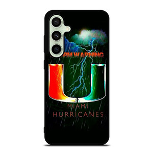 UM MIAMI HURRICANES NFL Samsung Galaxy S24 FE Case Cover