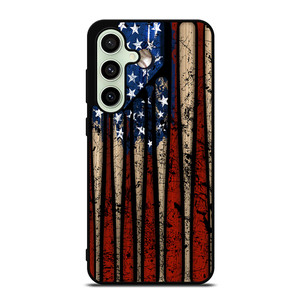 USA FLAG AMERICAN BASEBALL Samsung Galaxy S24 FE Case Cover