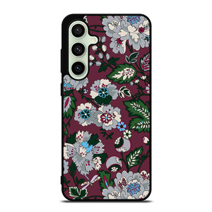 VERA BRADLEY BORDEAUX BLOOMS Samsung Galaxy S24 FE Case Cover VERA BRADLEY BORDEAUX BLOOMS Samsung Galaxy S24 FE Case Cover