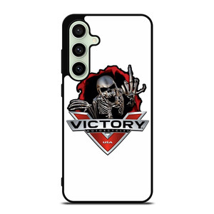 VICTORY MOTORCYCLE SKULL USA LOGO Samsung Galaxy S24 FE Case Cover