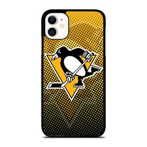 PITTSBURGH PENGUINS NHL HALFTONE iPhone 11 Case Cover PITTSBURGH PENGUINS NHL HALFTONE iPhone 11 Case Cover