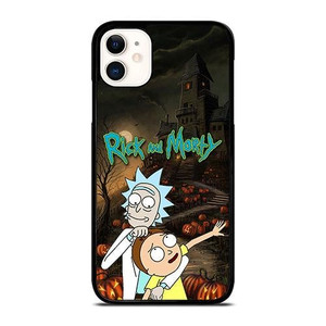RICK AND MORTY HAPPY HALLOWEEN iPhone 11 Case Cover