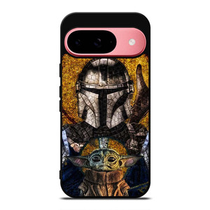 BABY YODA AND THE MANDALORIAN MOSAIC Google Pixel 9 Case Cover