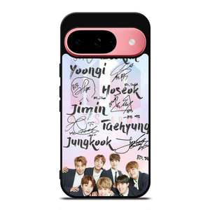 BANGTAN BOYS BTS SIGNATURE Google Pixel 9 Case Cover BANGTAN BOYS BTS SIGNATURE Google Pixel 9 Case Cover