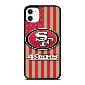 SAN FRANCISCO 49ERS AMERICAN FLAG iPhone 11 Case Cover