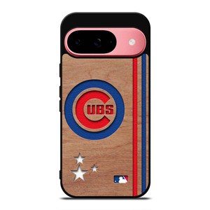 CHICAGO CUBS UBS MLB WOODEN LOGO Google Pixel 9 Case Cover