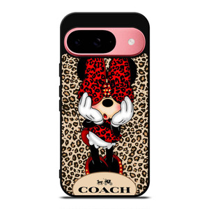 COACH MINNIE MOUSE LEOPARD Google Pixel 9 Case Cover