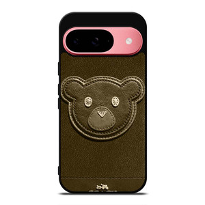 COACH NEW YORK BROWN BEAR Google Pixel 9 Case Cover COACH NEW YORK BROWN BEAR Google Pixel 9 Case Cover