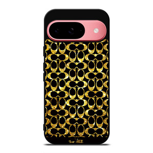 COACH NEW YORK GOLD Google Pixel 9 Case Cover COACH NEW YORK GOLD Google Pixel 9 Case Cover