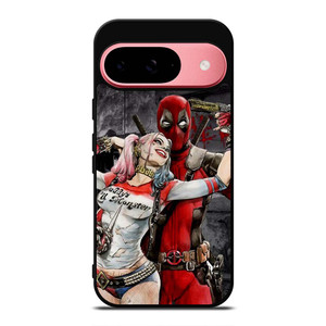 DEADPOOL HARLEY QUINN ART Google Pixel 9 Case Cover DEADPOOL HARLEY QUINN ART Google Pixel 9 Case Cover