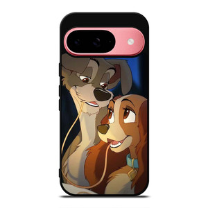 DISNEY CARTOON LADY AND THE TRAMP Google Pixel 9 Case Cover DISNEY CARTOON LADY AND THE TRAMP Google Pixel 9 Case Cover