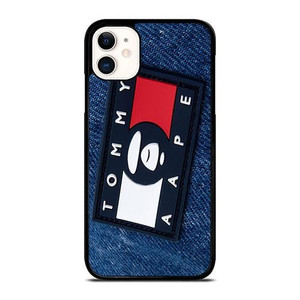 TOMMY HILFIGER JEANS BAPE APE iPhone 11 Case Cover