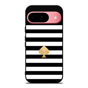 KATE SPADE GOLD AND STRIPES Google Pixel 9 Case Cover KATE SPADE GOLD AND STRIPES Google Pixel 9 Case Cover
