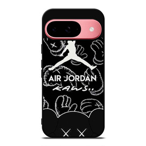 KAWS X AIR JORDAN LOGO Google Pixel 9 Case Cover KAWS X AIR JORDAN LOGO Google Pixel 9 Case Cover