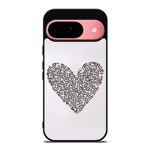 KEITH HARING LOVE ICON Google Pixel 9 Case Cover KEITH HARING LOVE ICON Google Pixel 9 Case Cover
