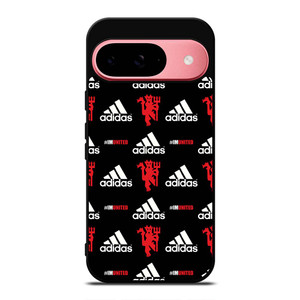 MANCHESTER UNITED ADIDAS PATTERN Google Pixel 9 Case Cover MANCHESTER UNITED ADIDAS PATTERN Google Pixel 9 Case Cover