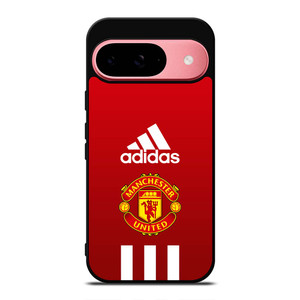 MANCHESTER UNITED FC ADIDAS STRIPES Google Pixel 9 Case Cover MANCHESTER UNITED FC ADIDAS STRIPES Google Pixel 9 Case Cover