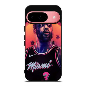 MIAMI HEAT DWYANE WADE 3 NBA Google Pixel 9 Case Cover MIAMI HEAT DWYANE WADE 3 NBA Google Pixel 9 Case Cover